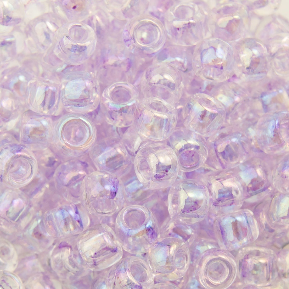8/0 TOHO ROUND Dyed Rainbow Lavender Mist Seed Bead (8g)