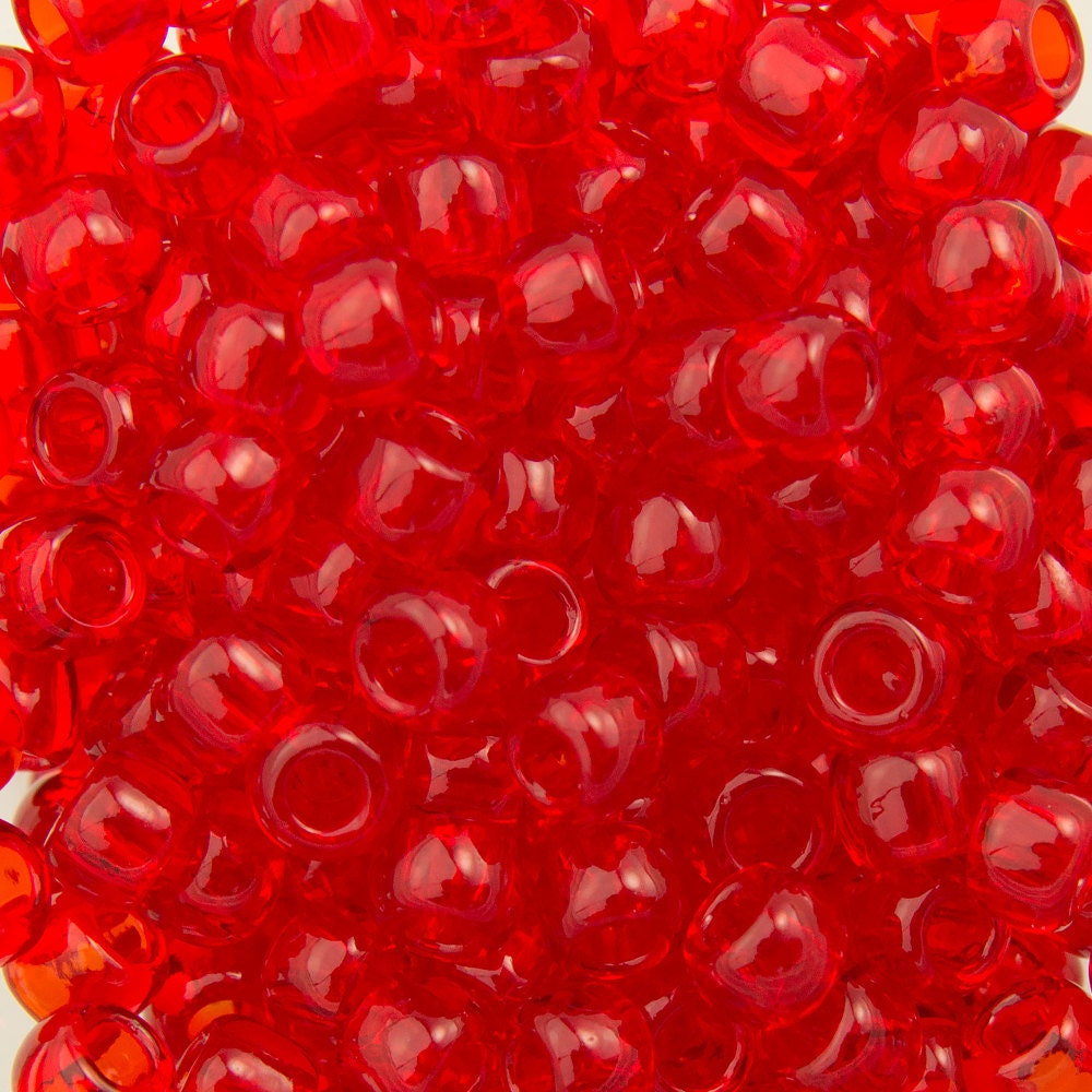 8/0 TOHO ROUND Transparent Siam Ruby Seed Bead (8g)
