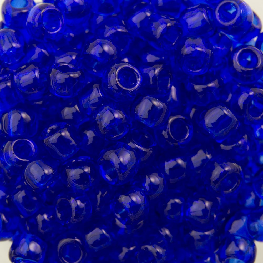 8/0 TOHO ROUND Transparent Cobalt Seed Bead (8g)