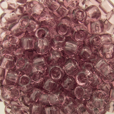 8/0 TOHO ROUND Transparent Light Amethyst Seed Bead (8g)