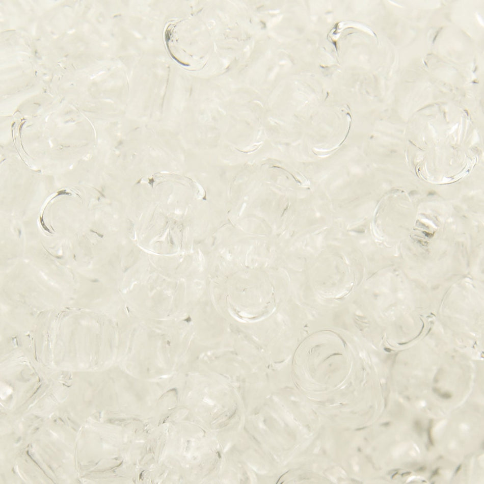 8/0 TOHO ROUND Transparent Crystal Seed Bead (8g)