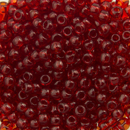 11/0 TOHO ROUND Transparent Ruby Seed Bead (8g)