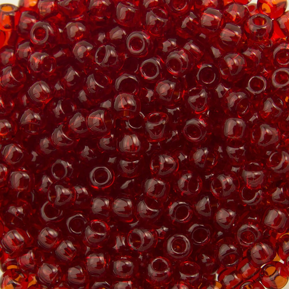 11/0 TOHO ROUND Transparent Ruby Seed Bead (8g)