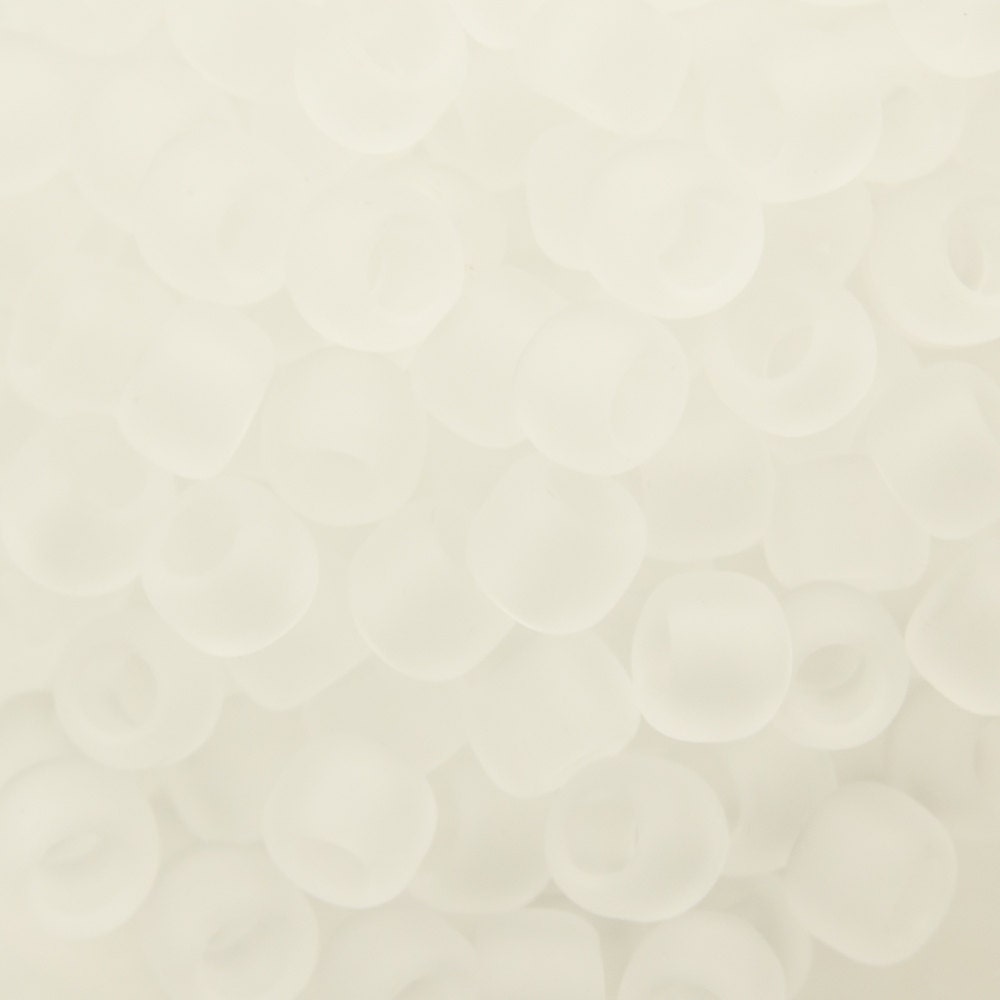8/0 TOHO ROUND Transparent Frosted Crystal Seed Bead (8g)