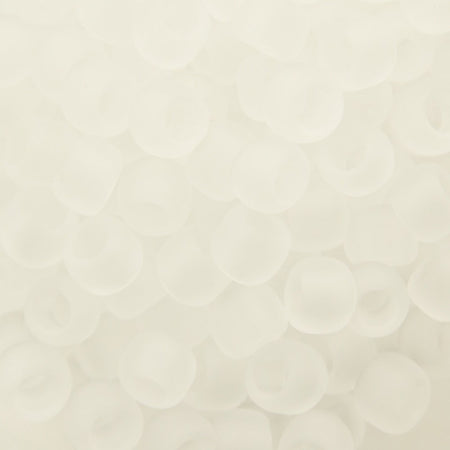 8/0 TOHO ROUND Transparent Frosted Crystal Seed Bead (8g)