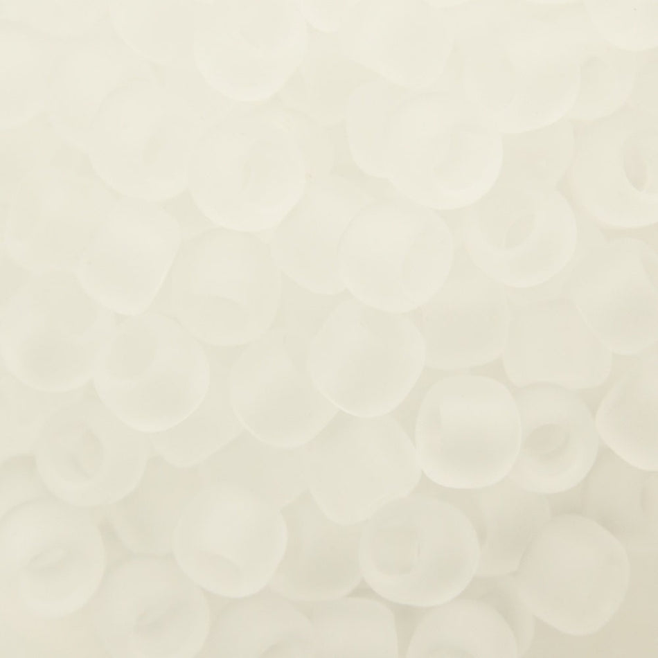 8/0 TOHO ROUND Transparent Frosted Crystal Seed Bead (8g)