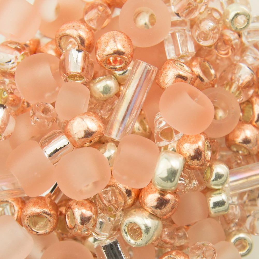 ASSORTED TOHO Seed Bead Bara Mix - Rose