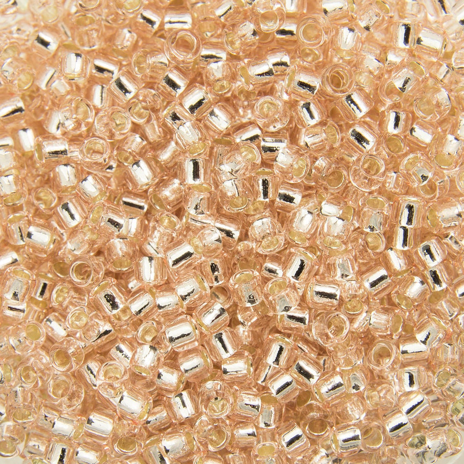 15/0 TOHO ROUND Silver Lined Rosaline Seed Bead (8g)