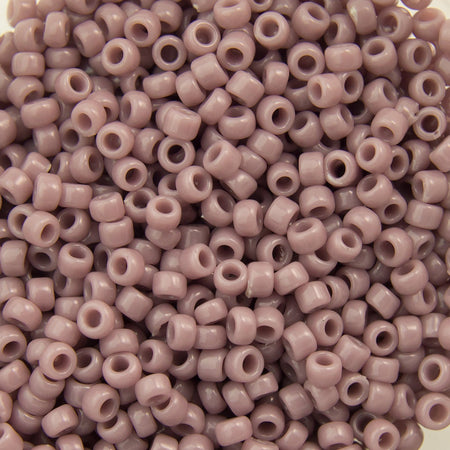 15/0 TOHO ROUND Opaque Lavender Seed Bead (8g)