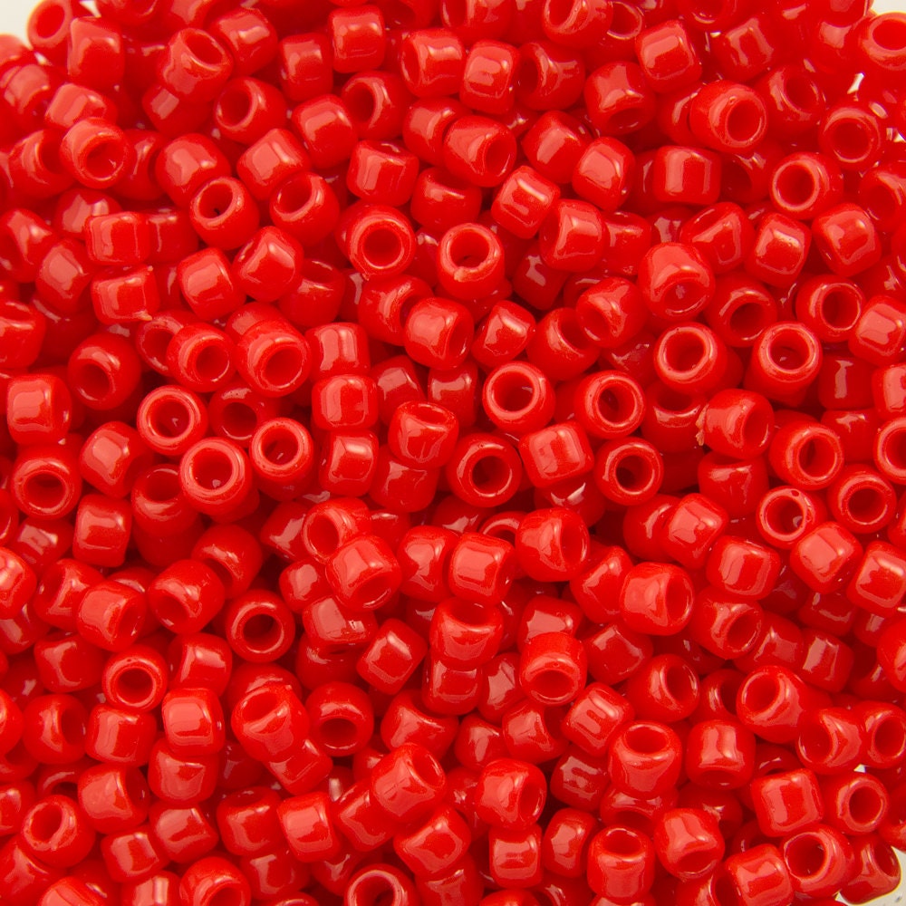 15/0 TOHO ROUND Opaque Cherry Seed Bead (8g)