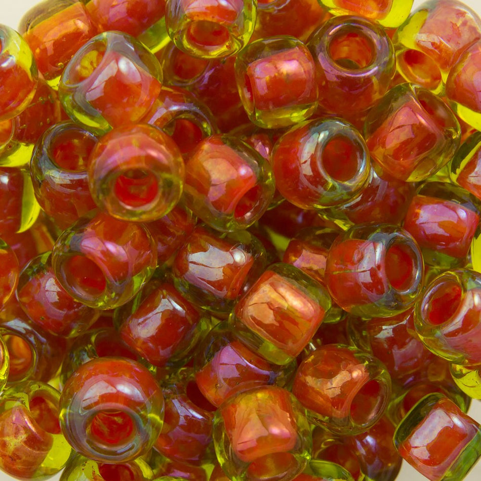 6/0 TOHO ROUND Inside Color Jonquil / Hyacinth Lined Seed Bead (8g)