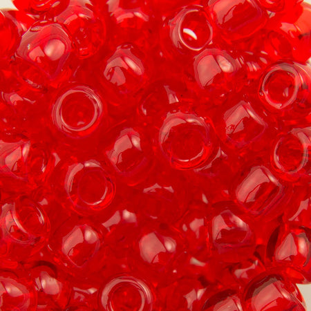 6/0 TOHO ROUND Transparent Siam Ruby Seed Bead (8g)