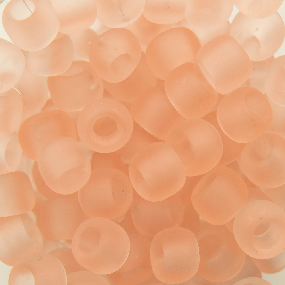 6/0 TOHO ROUND Transparent Frosted Rosaline Seed Bead (8g)