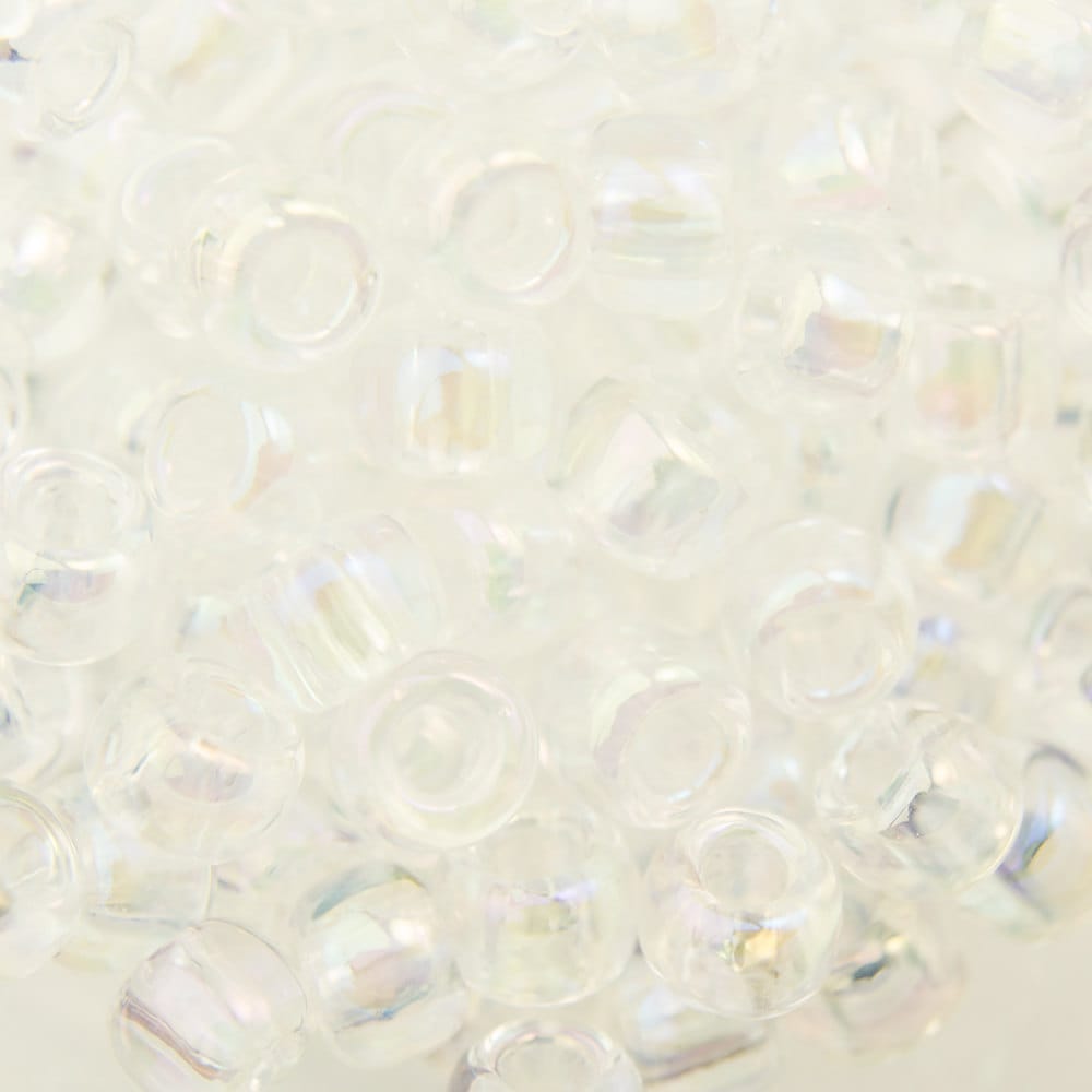6/0 TOHO ROUND Transparent Rainbow Crystal Seed Bead (8g)