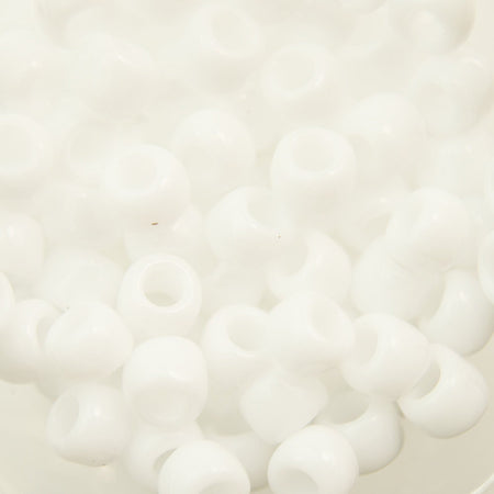 6/0 TOHO ROUND Opaque White Seed Bead (8g)