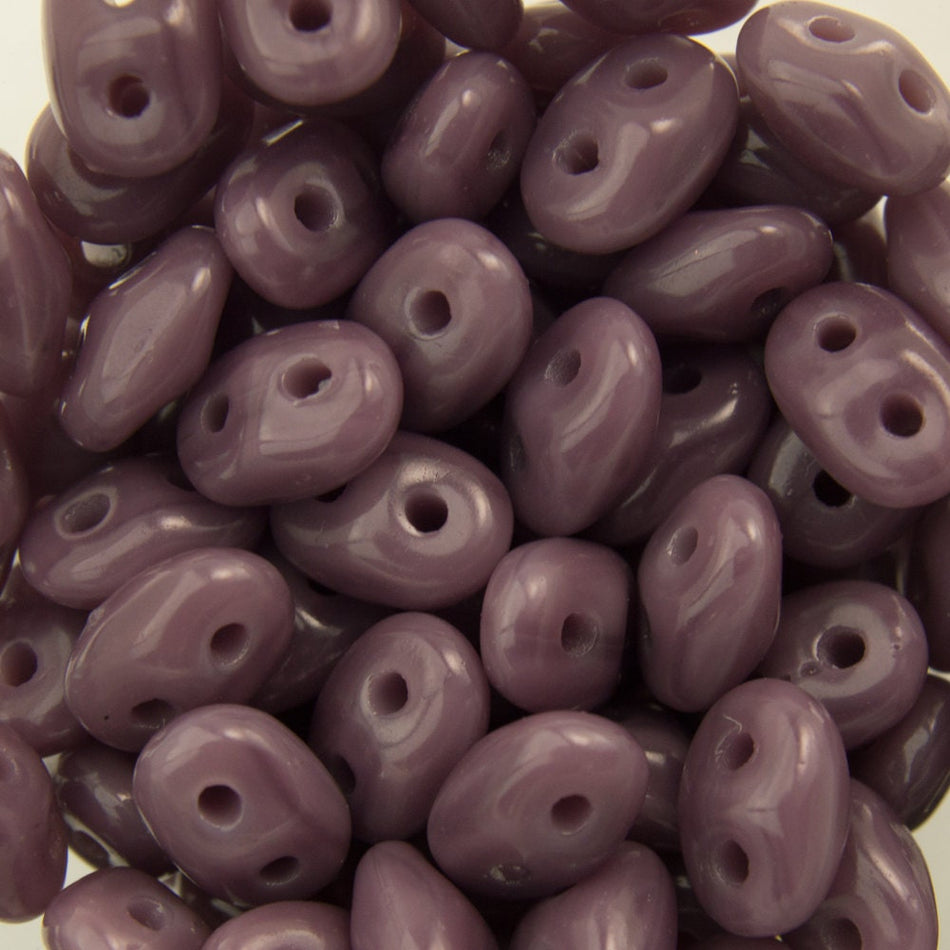2/5MM MATUBO SUPERDUO Opaque Amethyst Beads