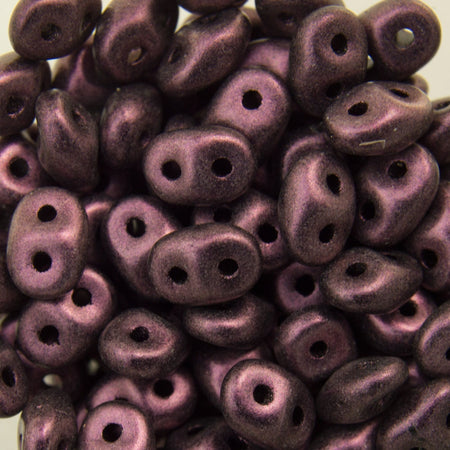 2/5MM MATUBO SUPERDUO Metallic Suede Pink Beads