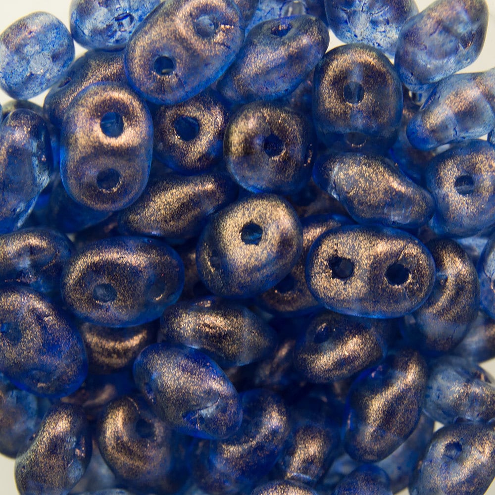 2/5MM MATUBO SUPERDUO Halo Ultramarine Beads