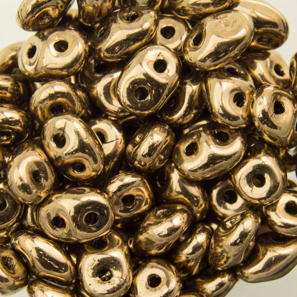 2/5MM MATUBO SUPERDUO Bronze Beads