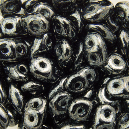 2/5MM MATUBO SUPERDUO Hematite Beads