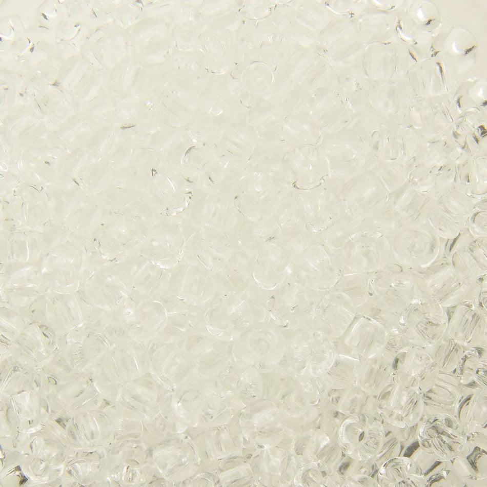 11/0 TOHO ROUND Transparent Crystal Seed Bead (8g)