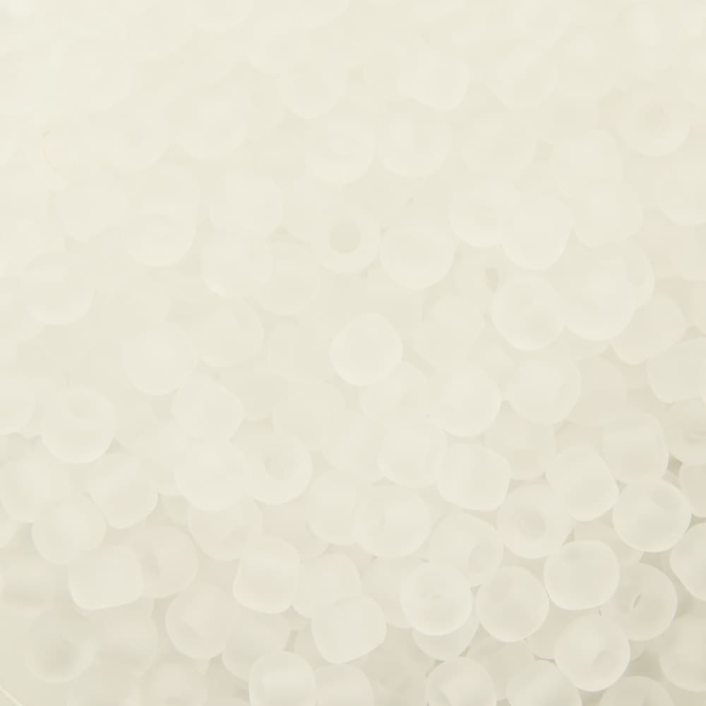 11/0 TOHO ROUND Transparent Frosted Crystal Seed Bead (8g)