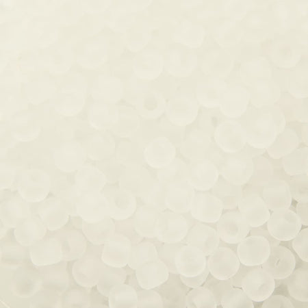 11/0 TOHO ROUND Transparent Frosted Crystal Seed Bead (8g)