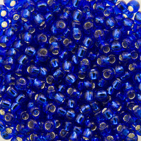 11/0 TOHO ROUND Silver Lined Cobalt Seed Bead (8g)