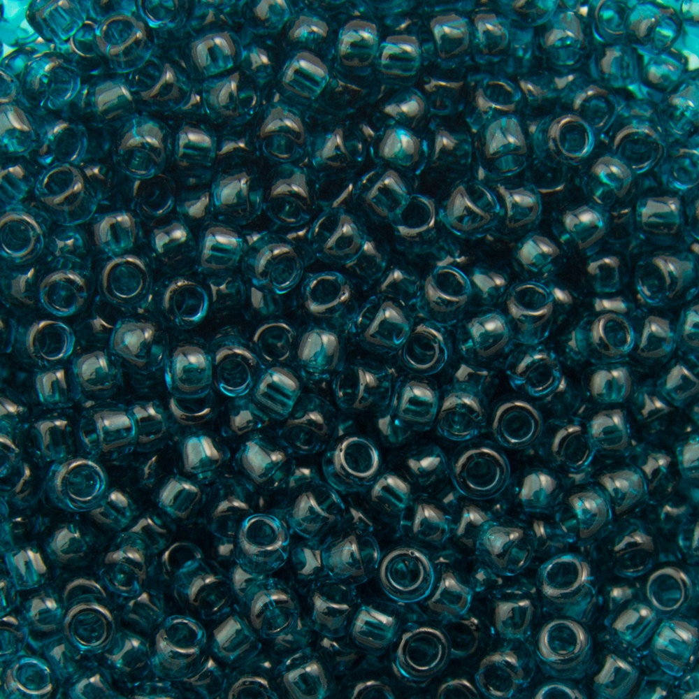 15/0 TOHO ROUND Transparent Capri Blue Seed Bead (8g)