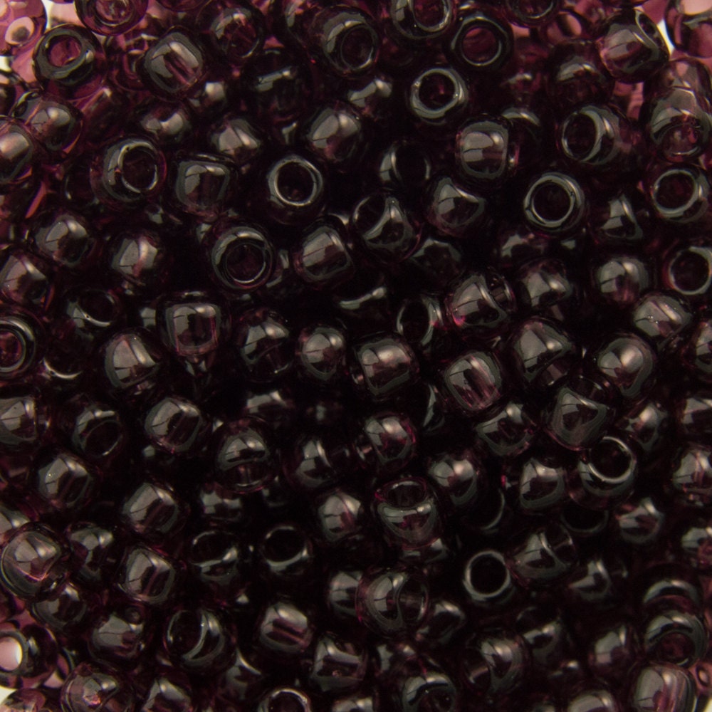 11/0 TOHO ROUND Transparent Amethyst Seed Bead (8g)