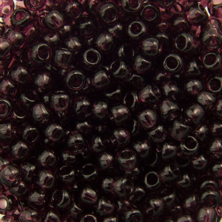 11/0 TOHO ROUND Transparent Amethyst Seed Bead (8g)