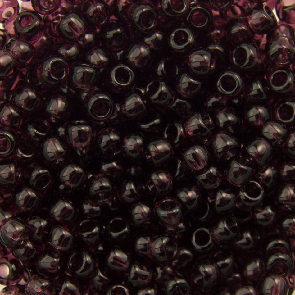 11/0 TOHO ROUND Transparent Amethyst Seed Bead (8g)