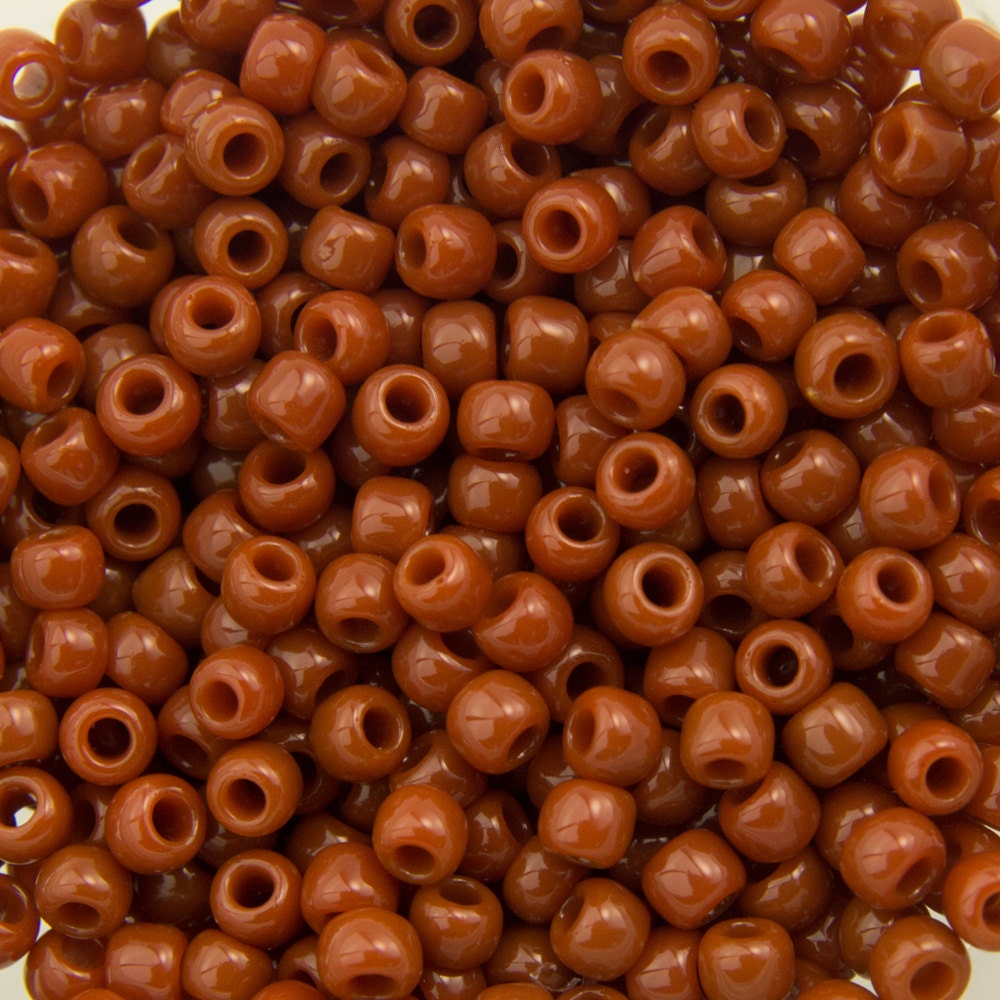 11/0 TOHO ROUND Opaque Terra Cotta Seed Bead (8g)