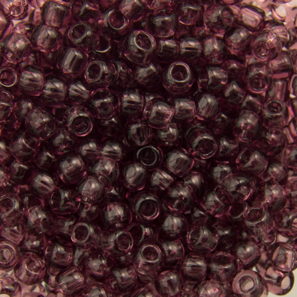 11/0 TOHO ROUND Transparent Medium Amethyst Seed Bead (8g)