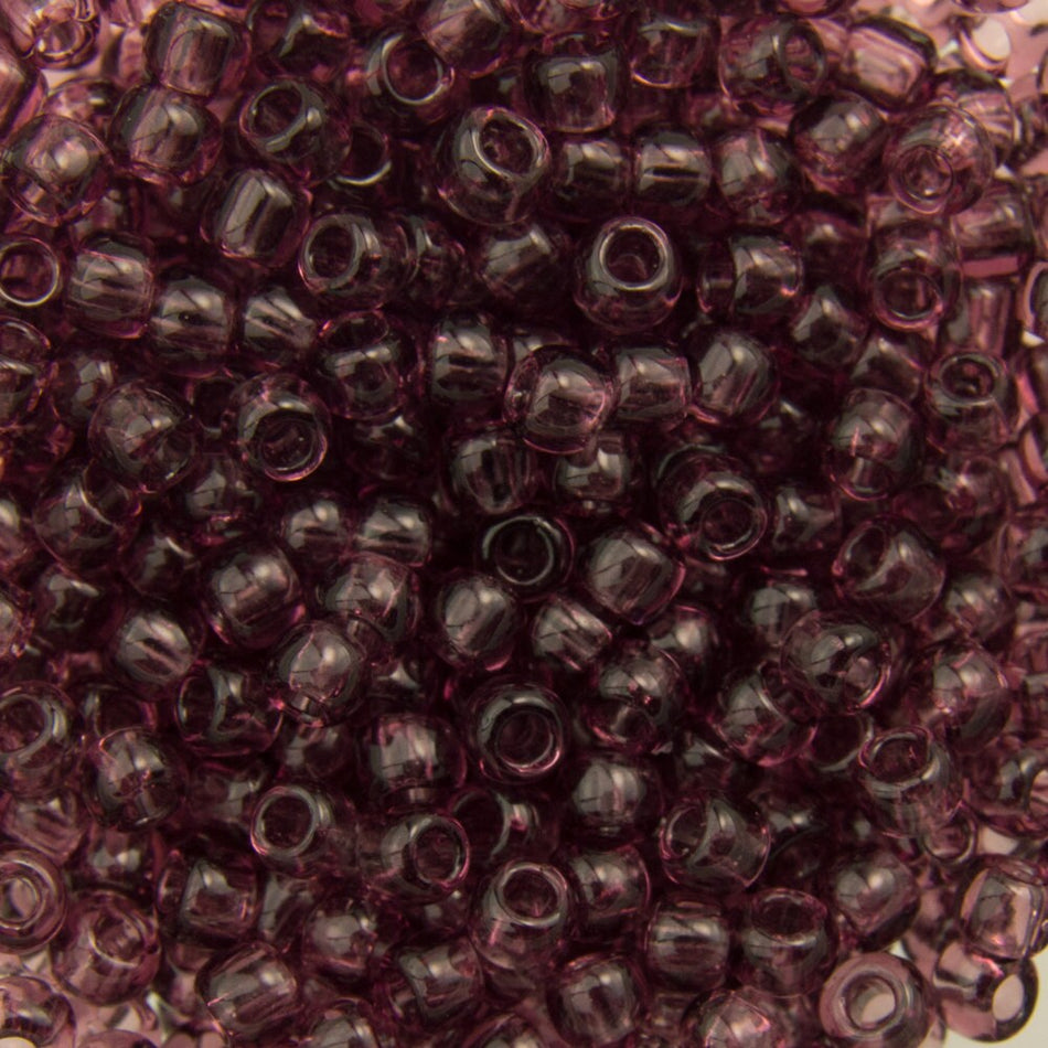 11/0 TOHO ROUND Transparent Medium Amethyst Seed Bead (8g)
