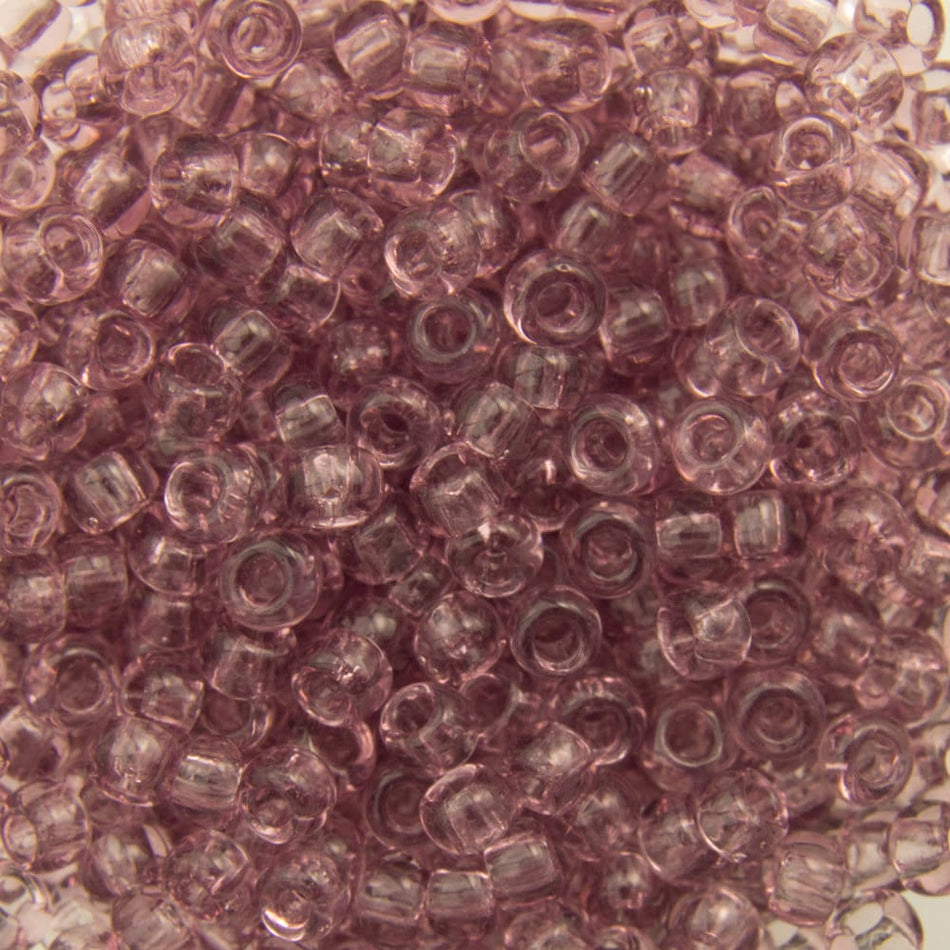 11/0 TOHO ROUND Transparent Light Amethyst Seed Bead (8g)