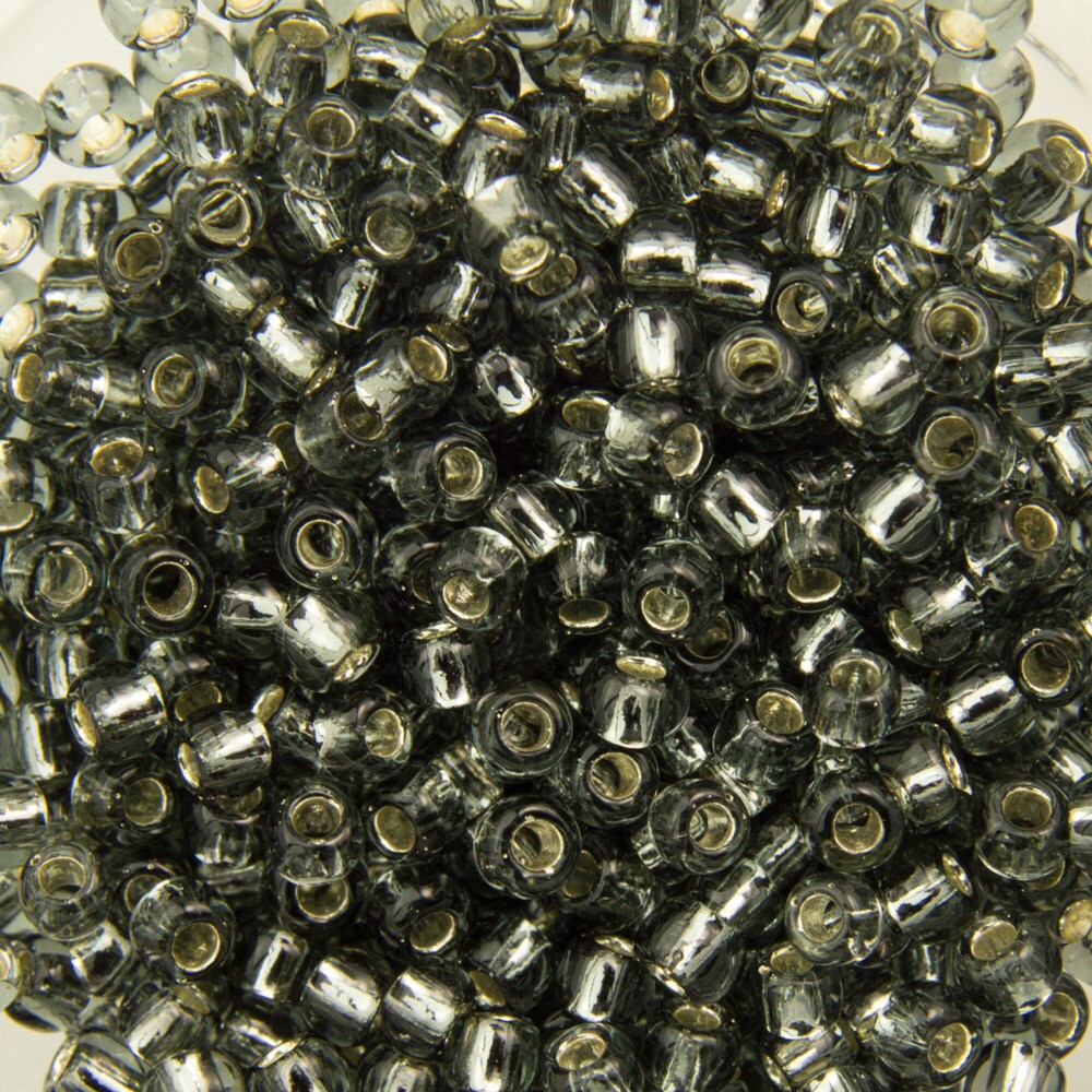 11/0 TOHO ROUND Silver Lined Gray Seed Bead (8g)