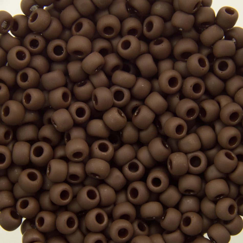 11/0 TOHO ROUND Opaque Frosted Oxblood Seed Bead (8g)