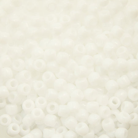 11/0 TOHO ROUND Opaque White Seed Bead (8g)