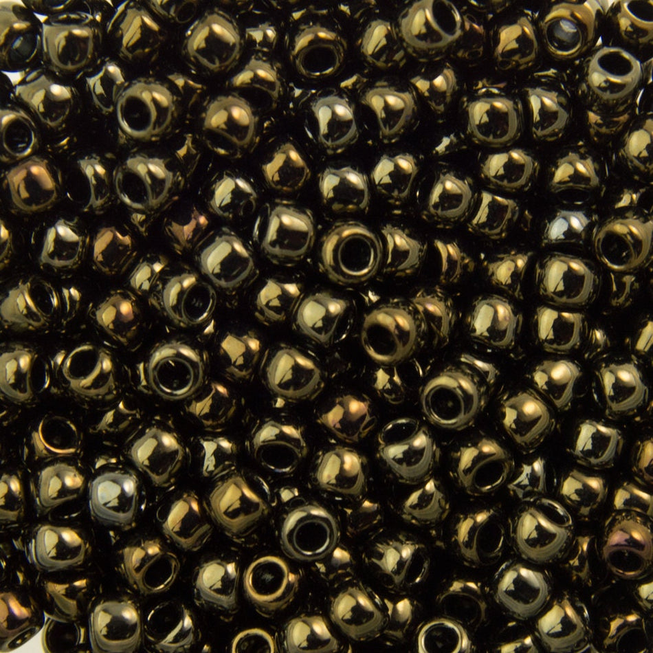 11/0 TOHO ROUND Metallic Iris Brown Seed Bead (8g)