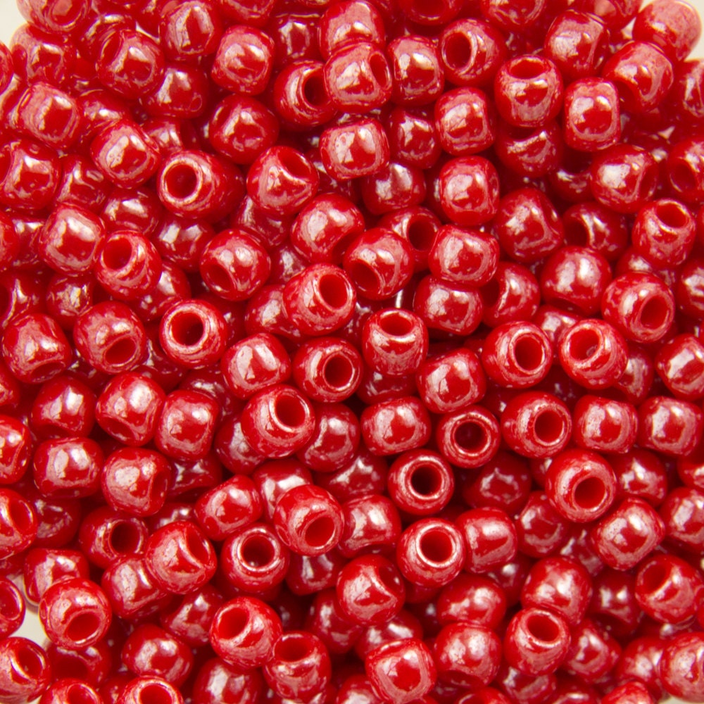11/0 TOHO ROUND Opaque Lustered Cherry Seed Bead (8g)