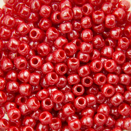 11/0 TOHO ROUND Opaque Lustered Cherry Seed Bead (8g)