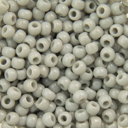 11/0 TOHO ROUND Opaque Gray Seed Bead (8g)