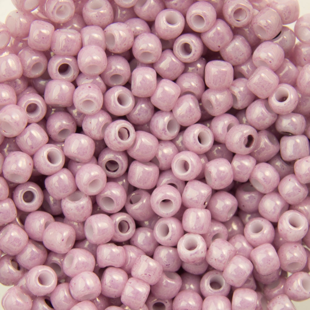 11/0 TOHO ROUND Opaque Lustered Pale Mauve Seed Bead (8g)
