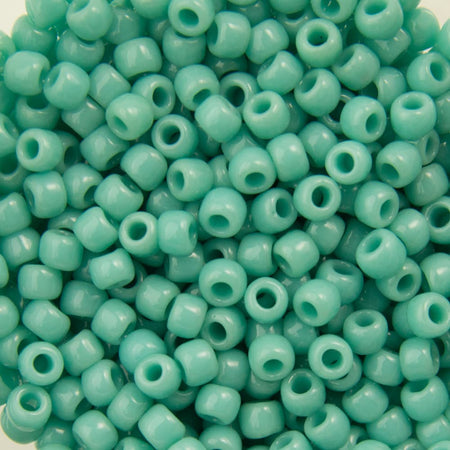 11/0 TOHO ROUND Opaque Turquoise Seed Bead (8g)