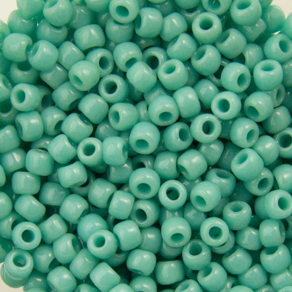 11/0 TOHO ROUND Opaque Turquoise Seed Bead (8g)
