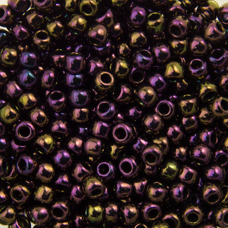 11/0 TOHO ROUND Metallic Iris Purple Seed Bead (8g)