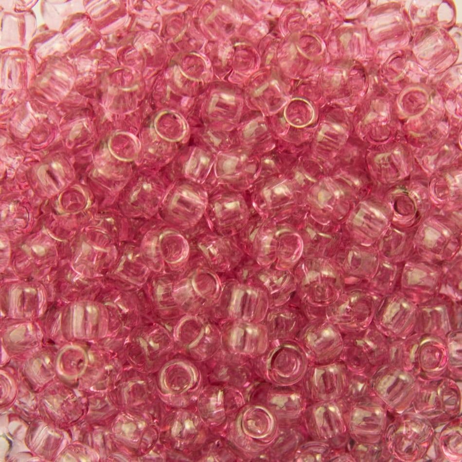 11/0 TOHO ROUND Transparent French Rose Seed Bead (8g)