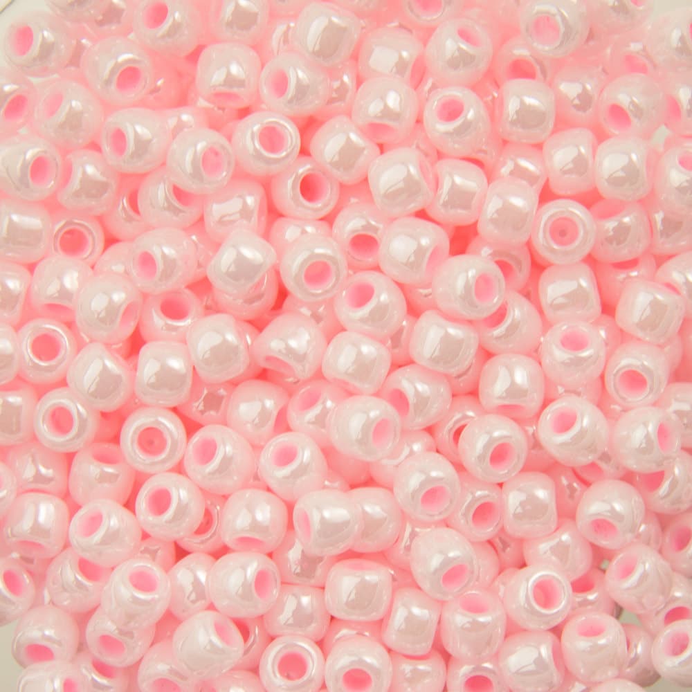11/0 TOHO ROUND Opaque Lustered Baby Pink Seed Bead (8g)