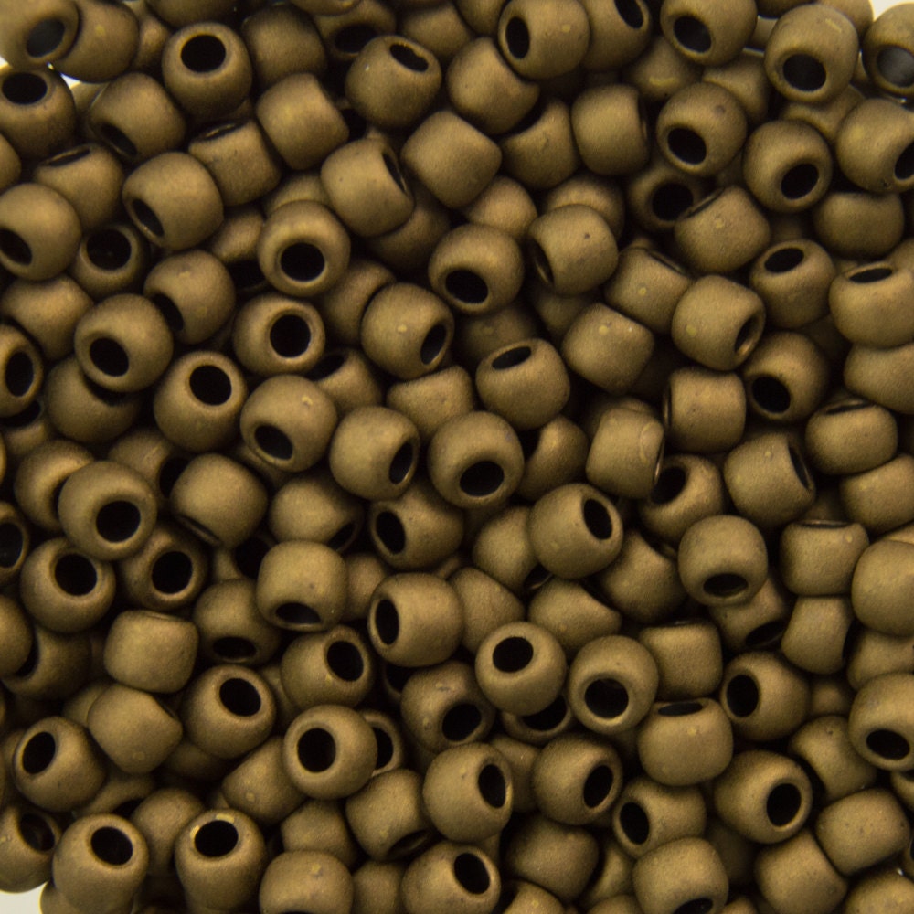 11/0 TOHO ROUND Matte Color Dark Copper Seed Bead (8g)
